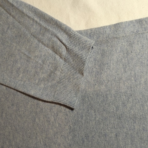 Loft Sweater Light Blue Size S Lightweight 100% Cotton - Picture 3 of 5